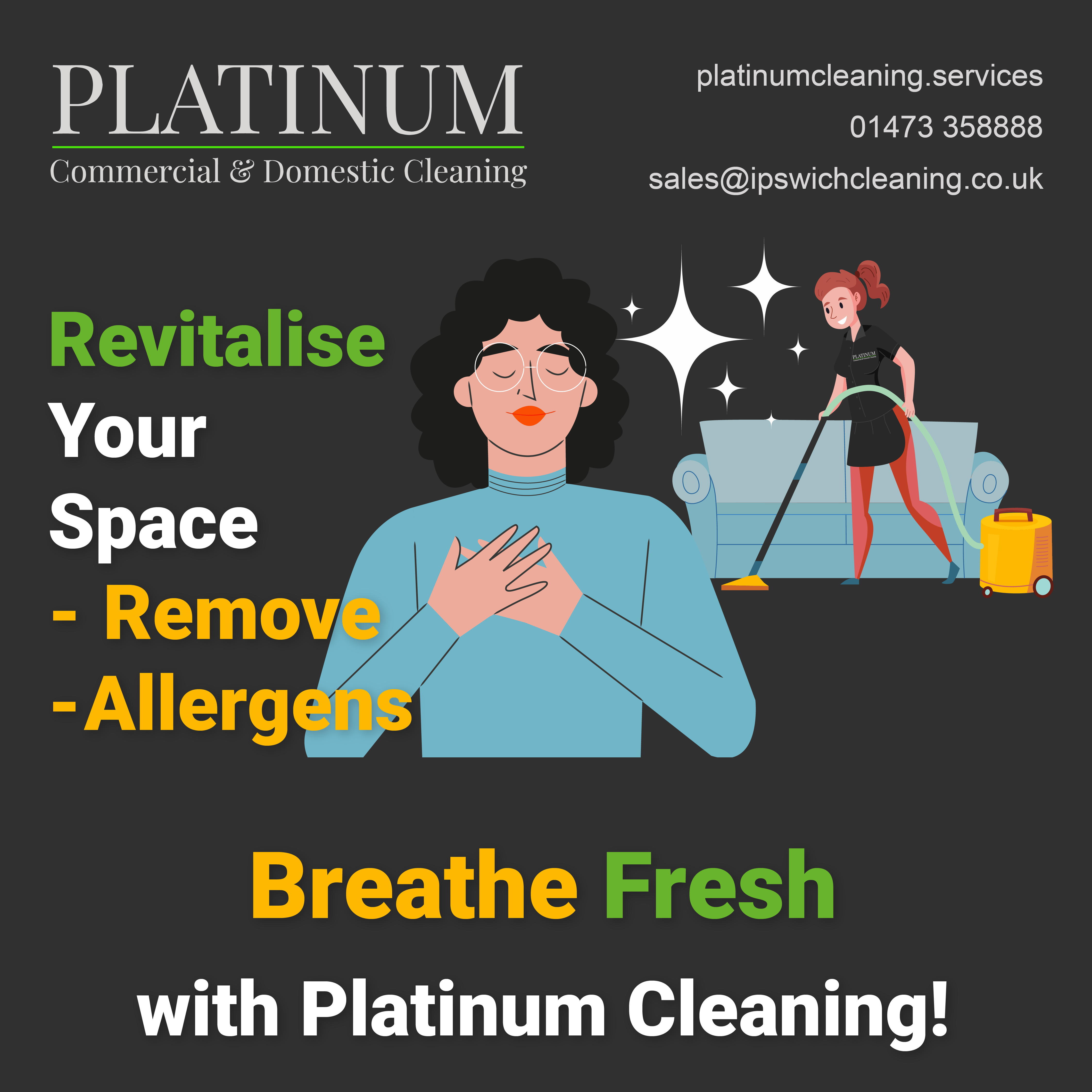 Revitalise Your Space – Breathe Fresh with Platinum Cleaning