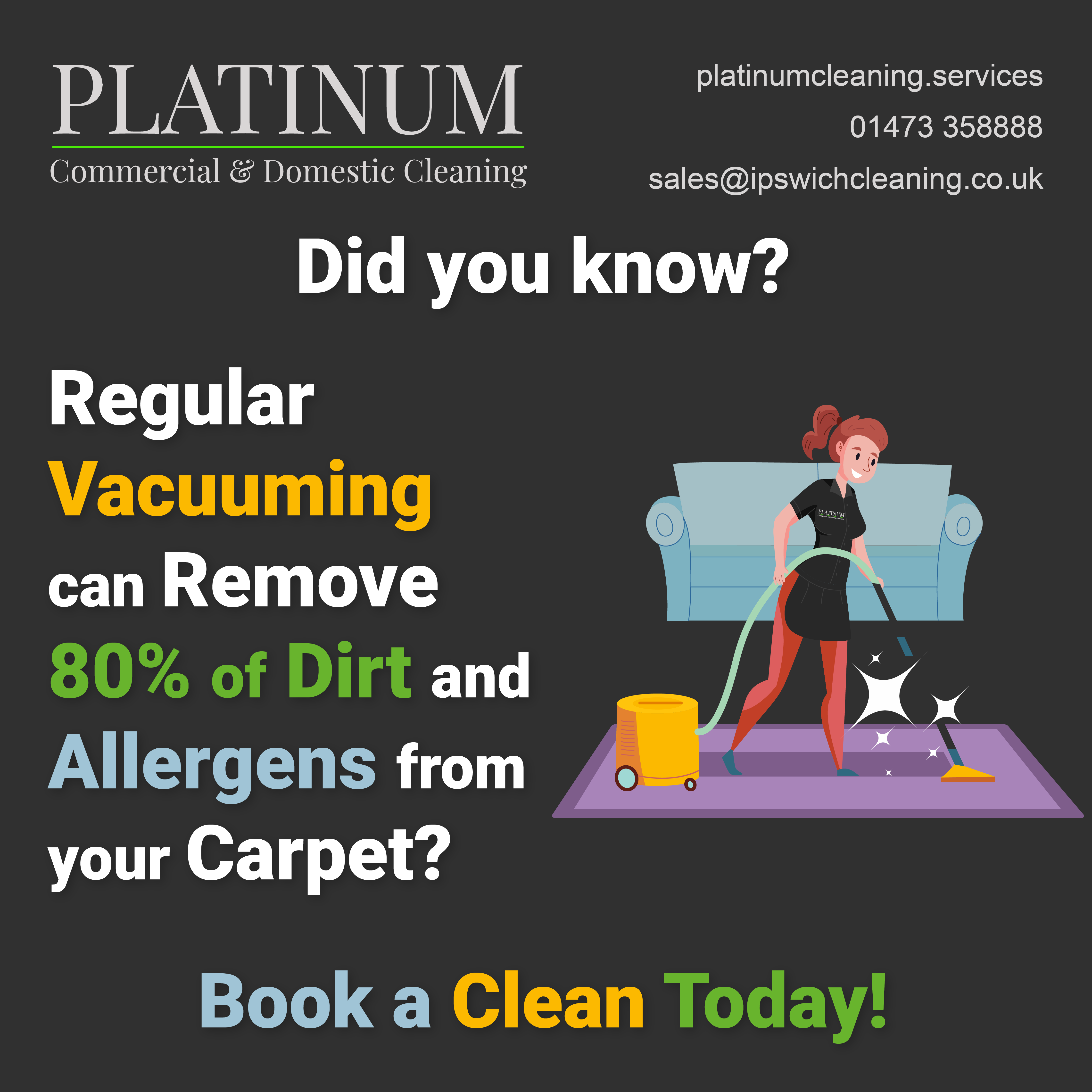 Cleaning Facts: Did You Know? – Vacuuming Carpets