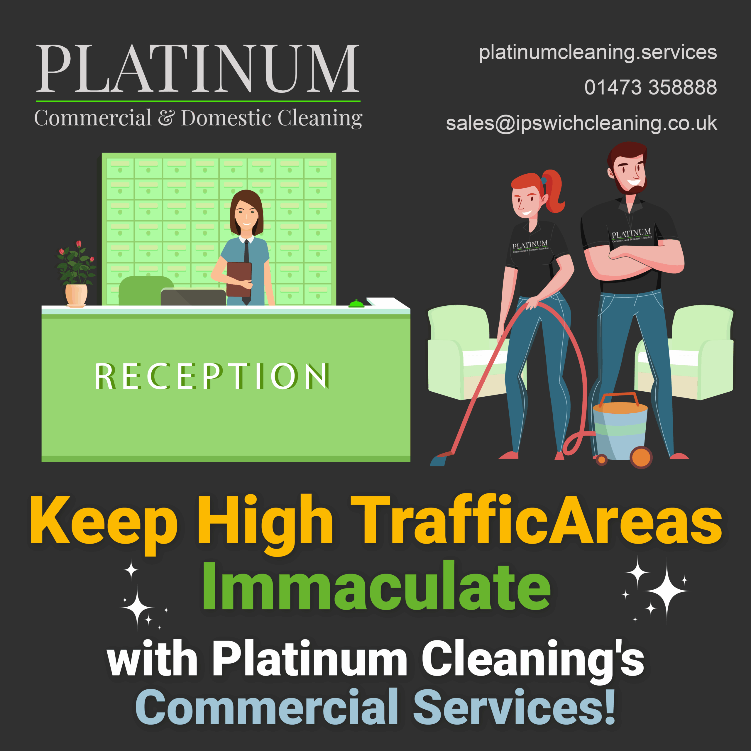 Keep High Traffic Areas Immaculate with Platinum Cleaning’s Expert Services